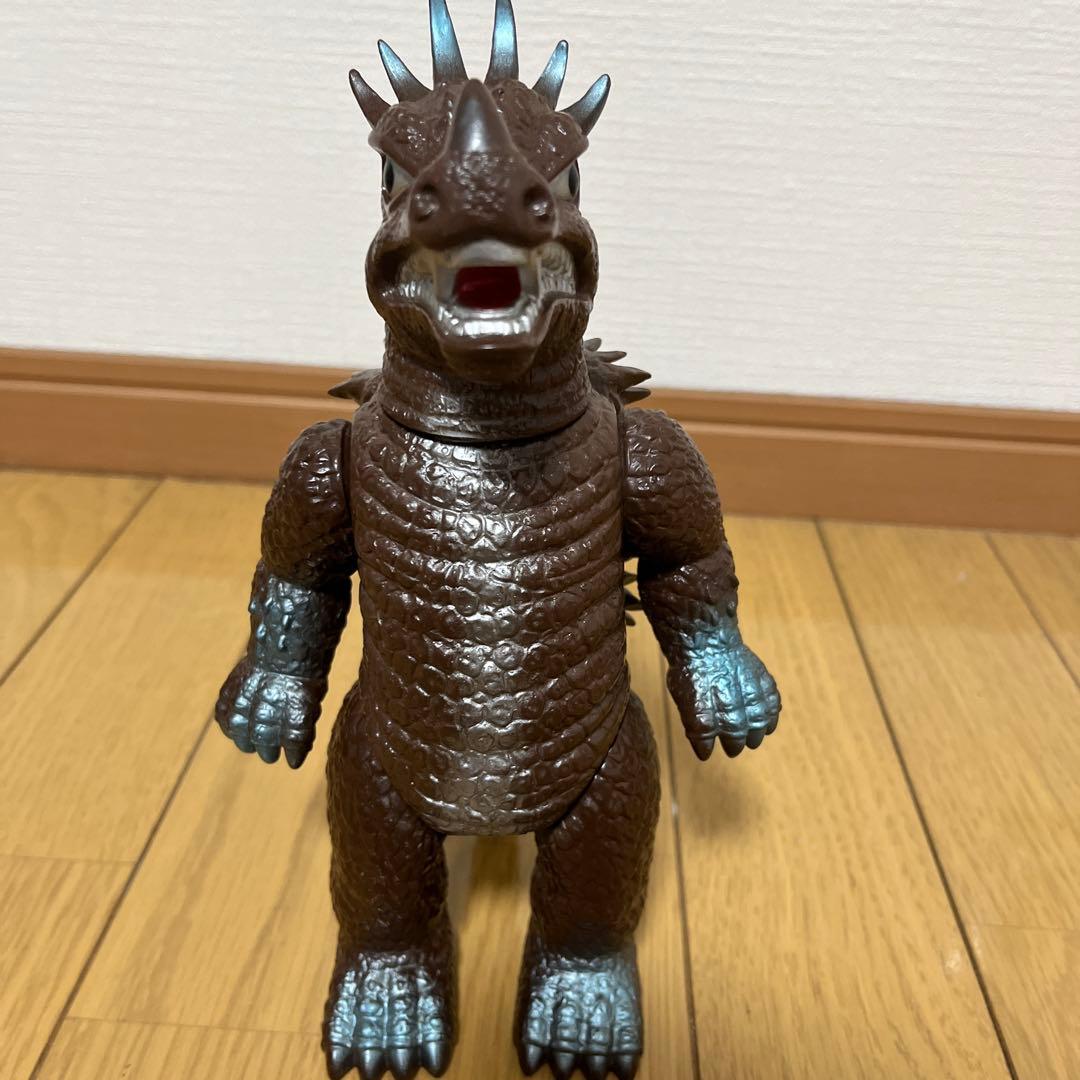 アンギラス ソフビ ブルマァク バンダイ 1992年製　ゴジラ