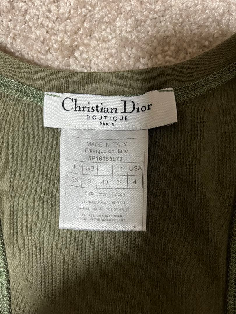 ChristianDior タンクトップ　36サイズ