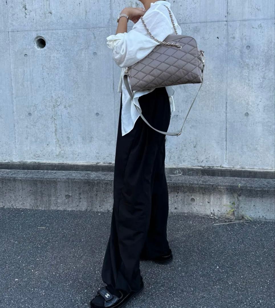 soleile ソレイル　おまとめ　ボストンバッグ トープ　ダブルチェーンバッグ