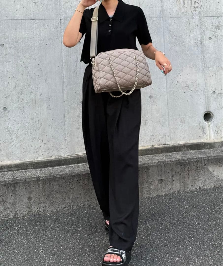 soleile ソレイル　おまとめ　ボストンバッグ トープ　ダブルチェーンバッグ