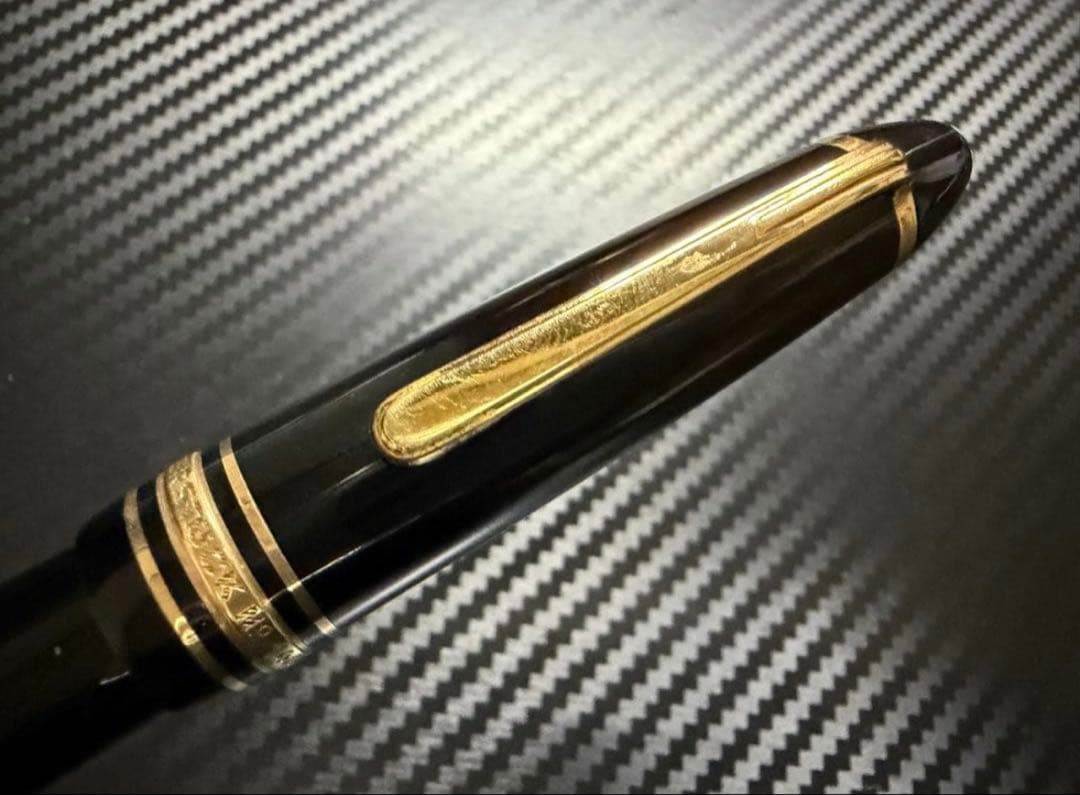 モンブラン 万年筆 マイスターシュテュック 146 14C 全金 EF 極細字