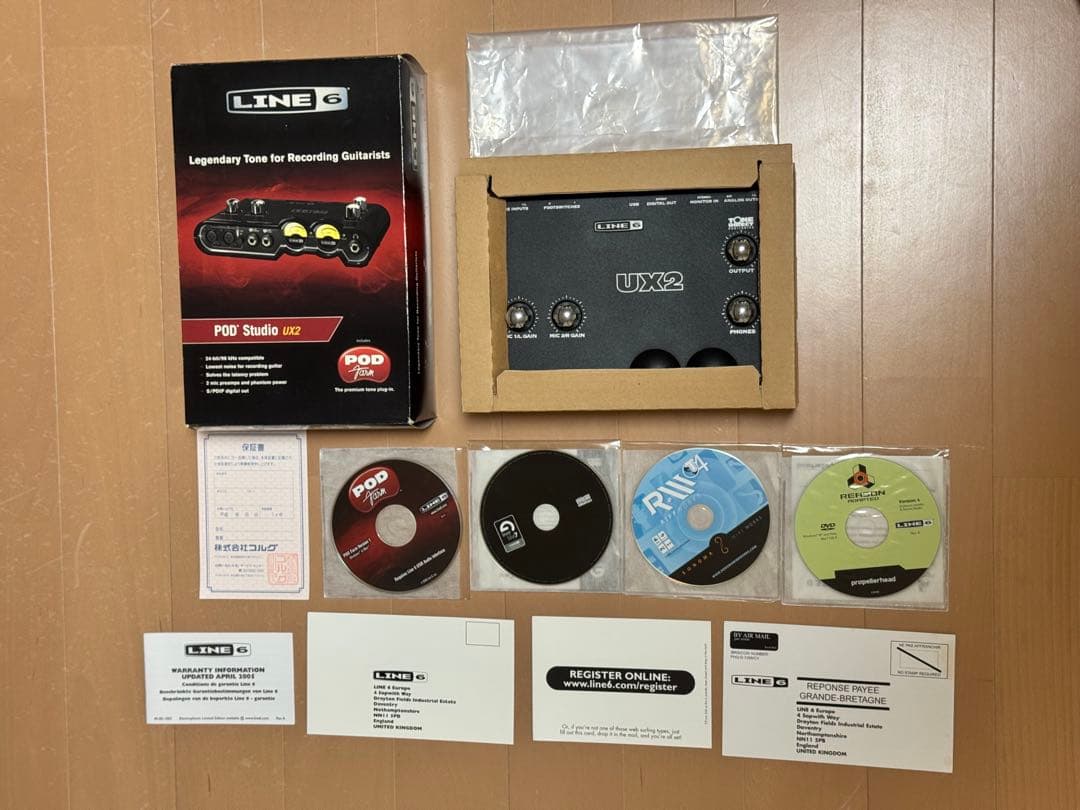 LINE 6 POD Studio UX2 オーディオインターフェイス