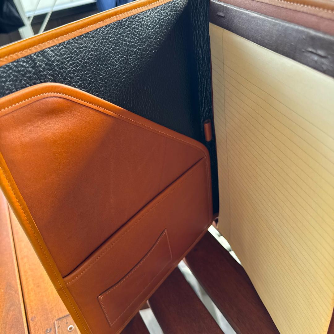 新品未使用、自宅保管COACH レザー ノートパッドブラウン