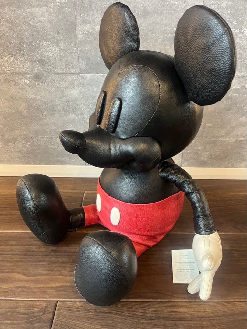 限定品 ディズニー COACH レザードール ミッキーマウス