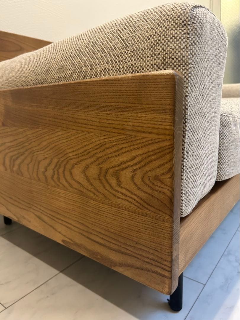 unicoウニコ TREL(トレル)カバーリングソファ 2.5人掛け+オットマン