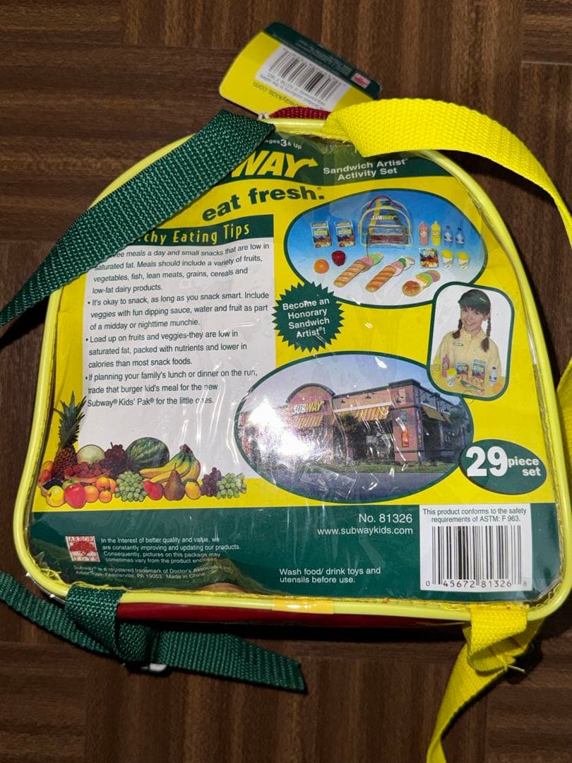 アメトイ ヴィンテージ プレイフード ままごと SUBWAY 未使用