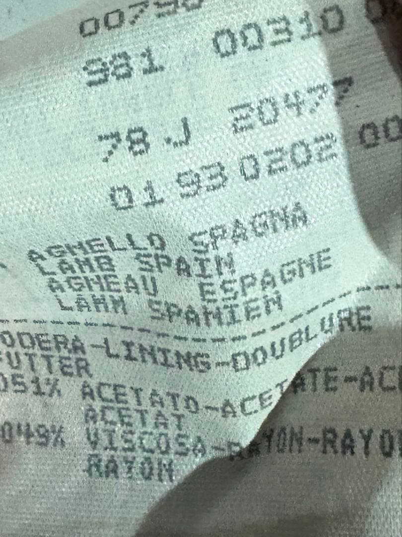 ジャケット・アウター GIORGIO ARMANI leather jacket brown