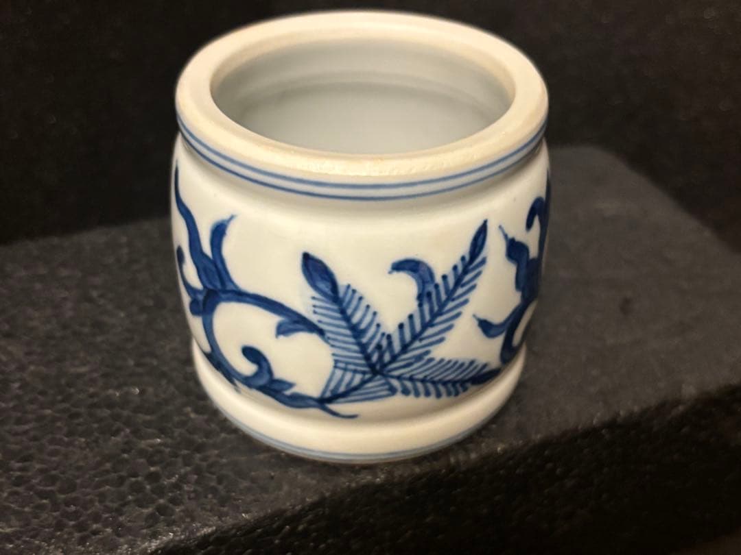 皆具 平安白鳳 茶道具　未使用　染付　有田焼　箱付