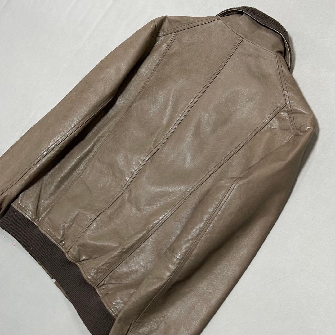 00s ピッグスキン レザー シングルライダース ダブルジップ お兄系 ロック