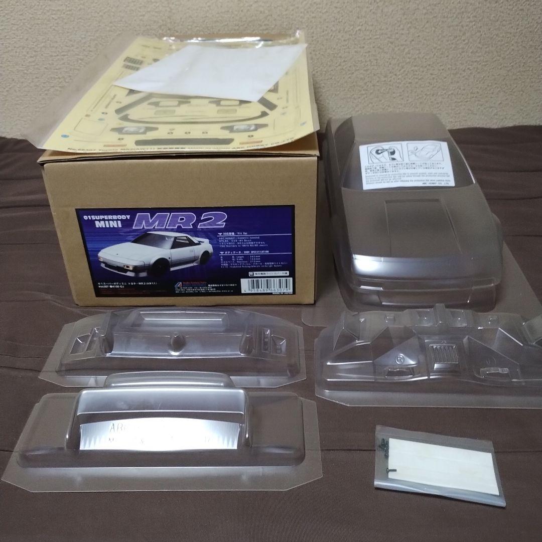 TOYOTA MR2(AW11)未塗装透明 ボディ【ＡＢＣ 】
