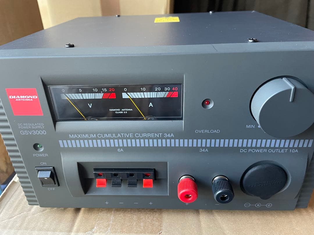【未使用】第一電波工業GSV-3000安定化電源　DC13.8V34Aトランス式