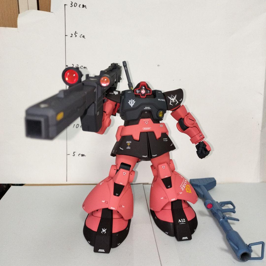 孫*空様 MG 1/100 シャア専用リック・ドム 塗装完成品 ガンプラ ガンダ