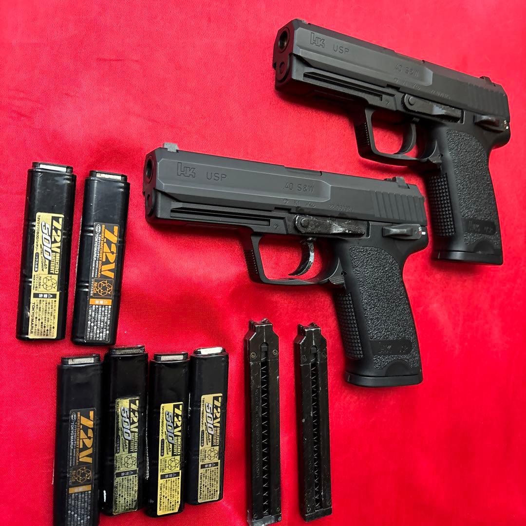 東京マルイ　電動ハンドガン　H&K USP 2丁セット　ジャンク