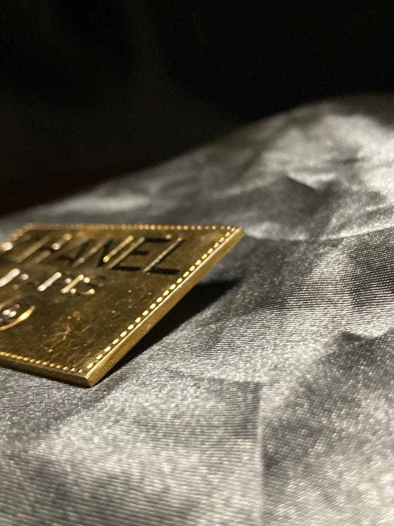 シャネル プレート ブローチ ココマーク ロゴ ゴールド GP