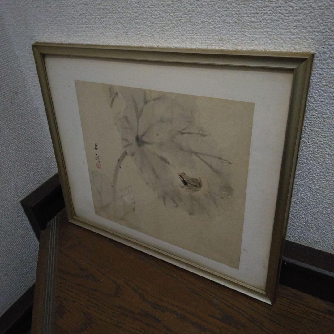 日本画 金属フレーム 作品