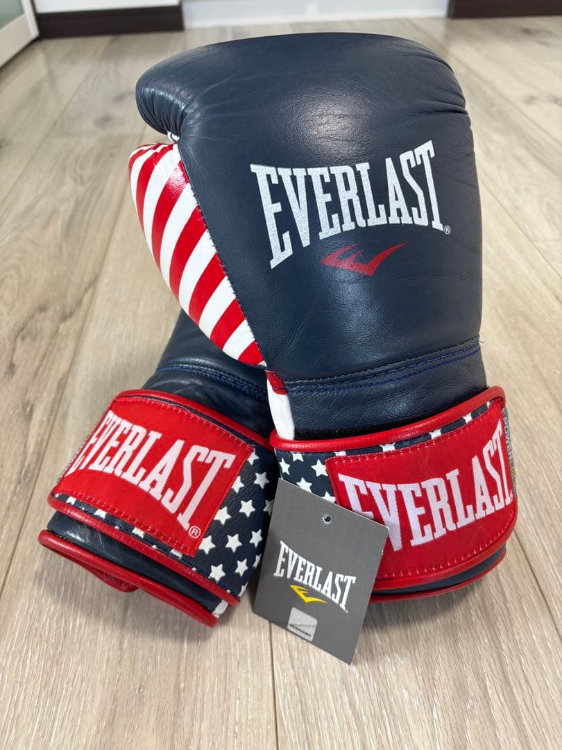 ※美品※ EVERLAST グローブ USAラッピング 14oz