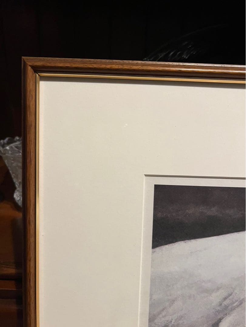 土屋禮一 土屋礼一 雪山 土屋輝男 アート 額縁 インテリア