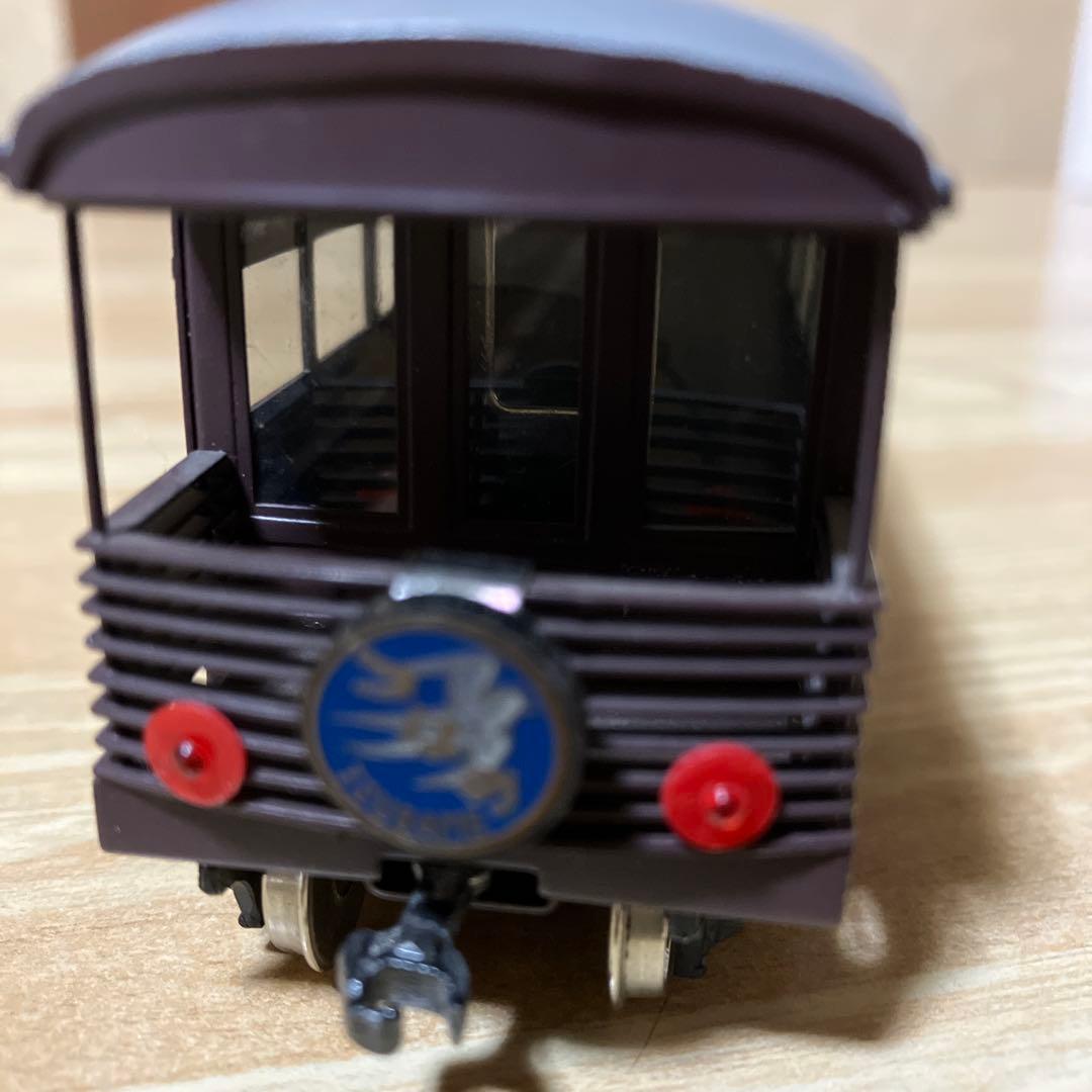 茶色 窓付き 客車 鉄道模型　HOゲージ