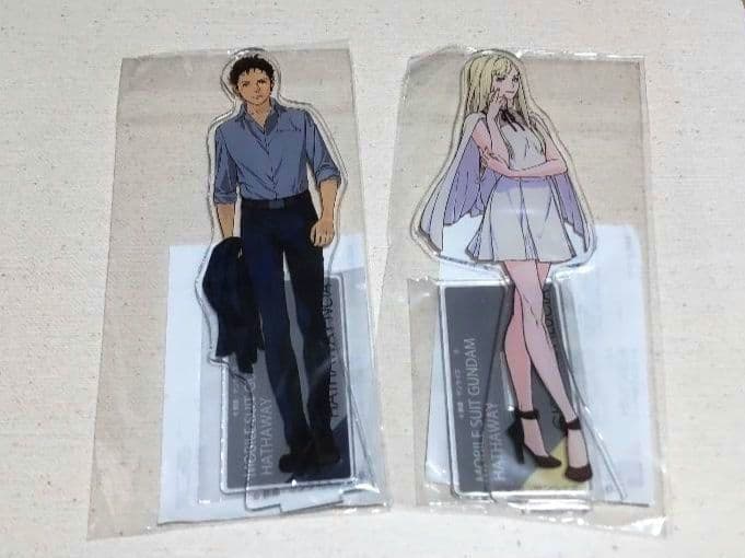 新品 ガンダム 閃光のハサウェイ ビッグサイズ アクリルスタンド 2体セット