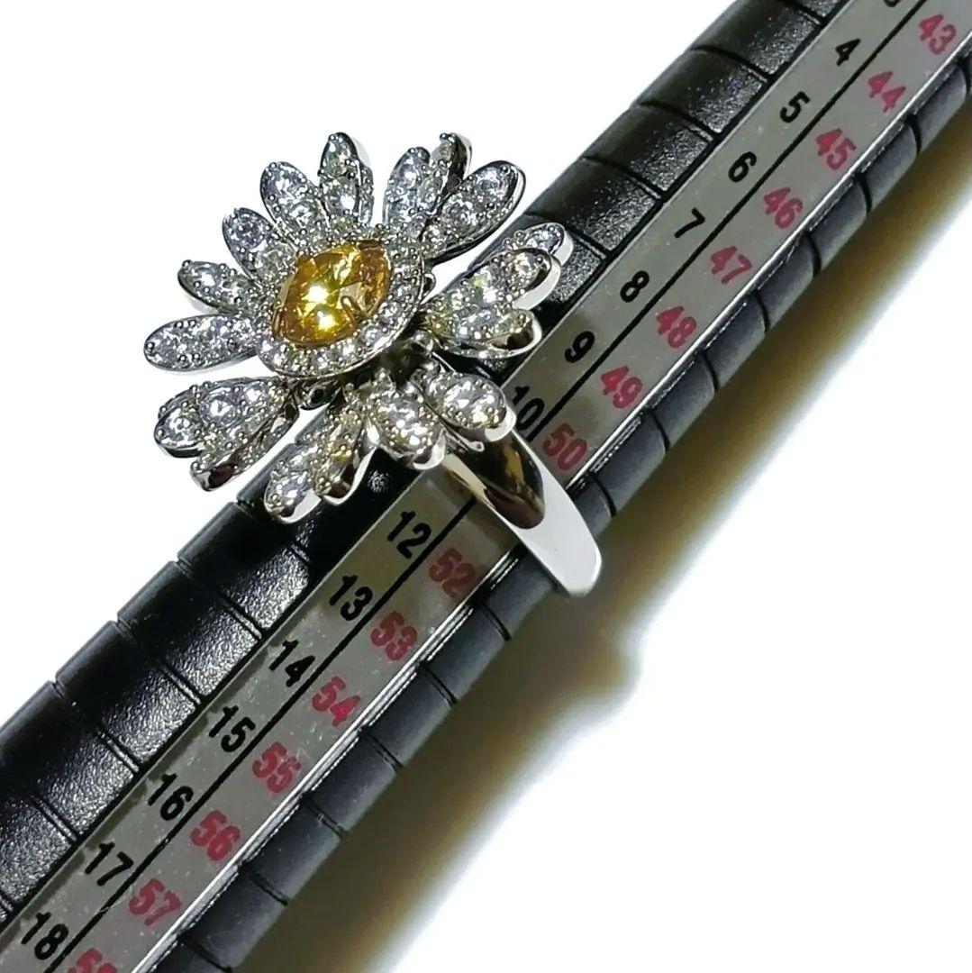 未使用✳️スワロフスキー エターナルフラワーリング 11号 デイジー