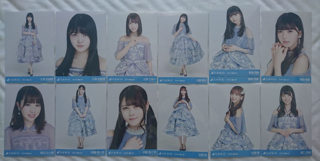 乃木坂46 生写真 紅白2018衣装(2019 March)