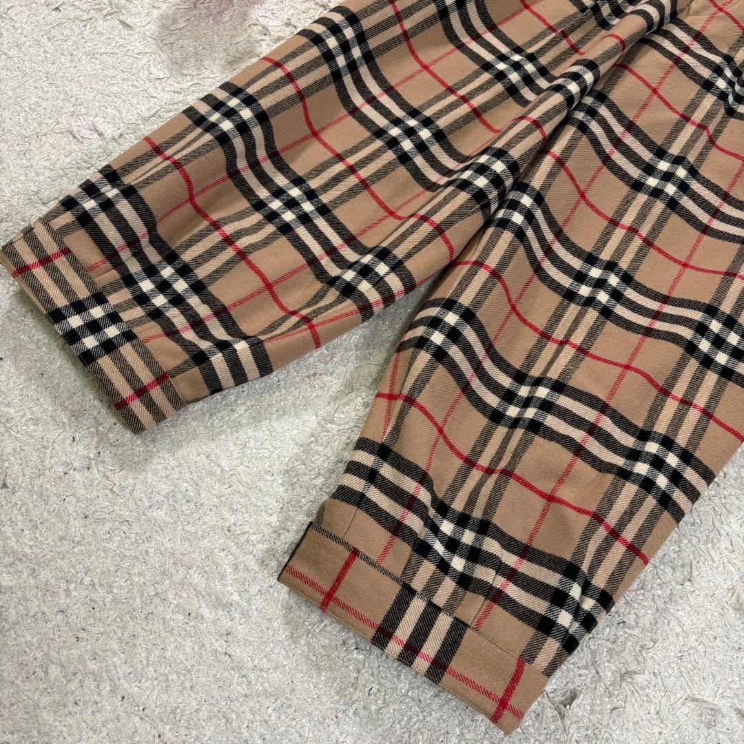 バーバリーズ　希少デザイン　ノバチェック　ビンテージ　ウール　パンツ　3点