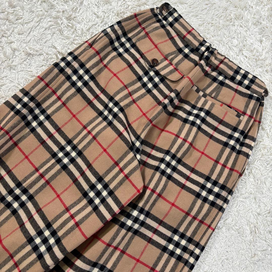 バーバリーズ　希少デザイン　ノバチェック　ビンテージ　ウール　パンツ　3点