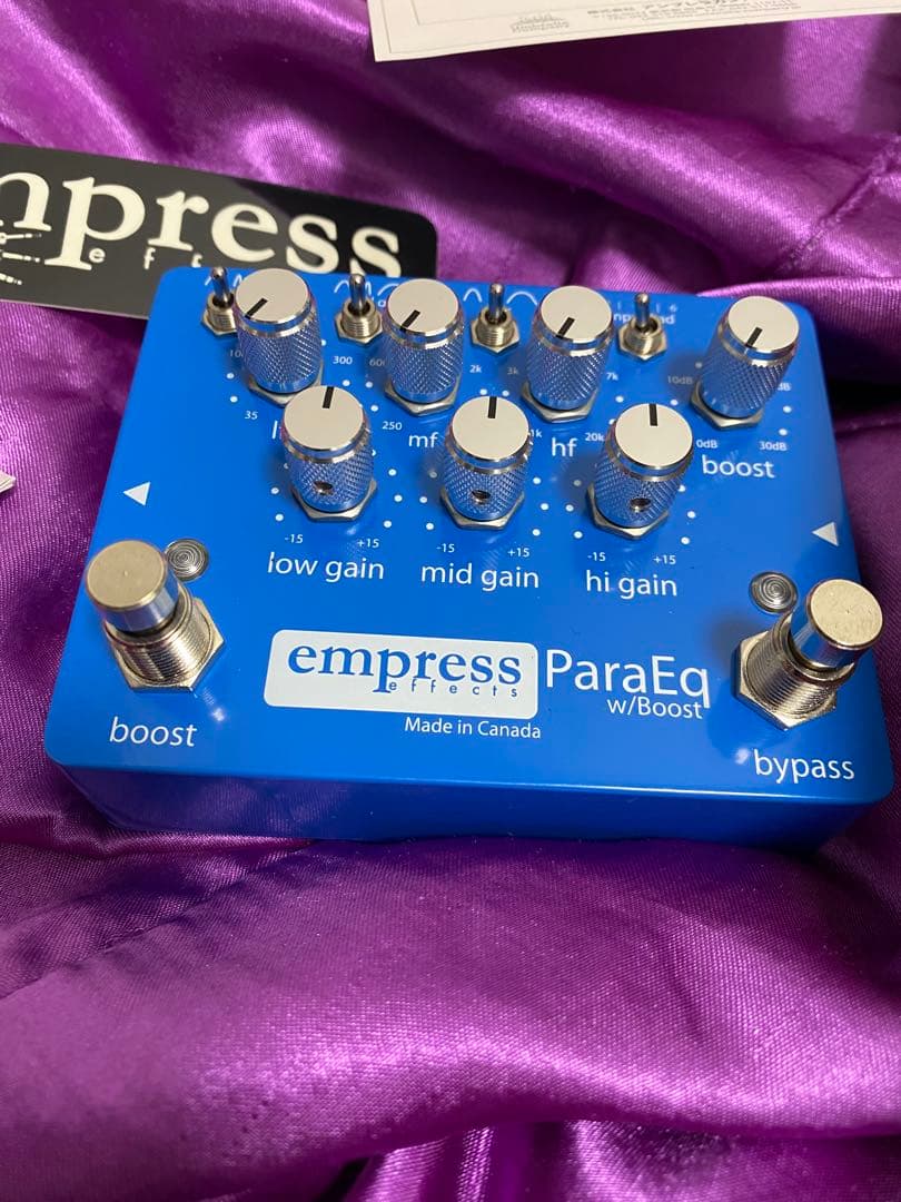 ギター empress Effects / ParaEQ w/Boost