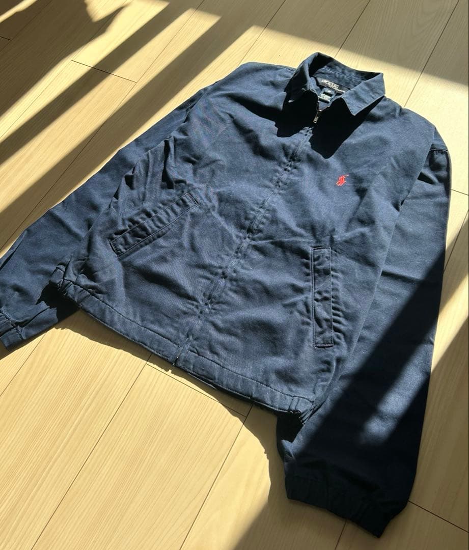 Polo by Ralph Lauren ネイビー スウィングトップ 短丈 古着
