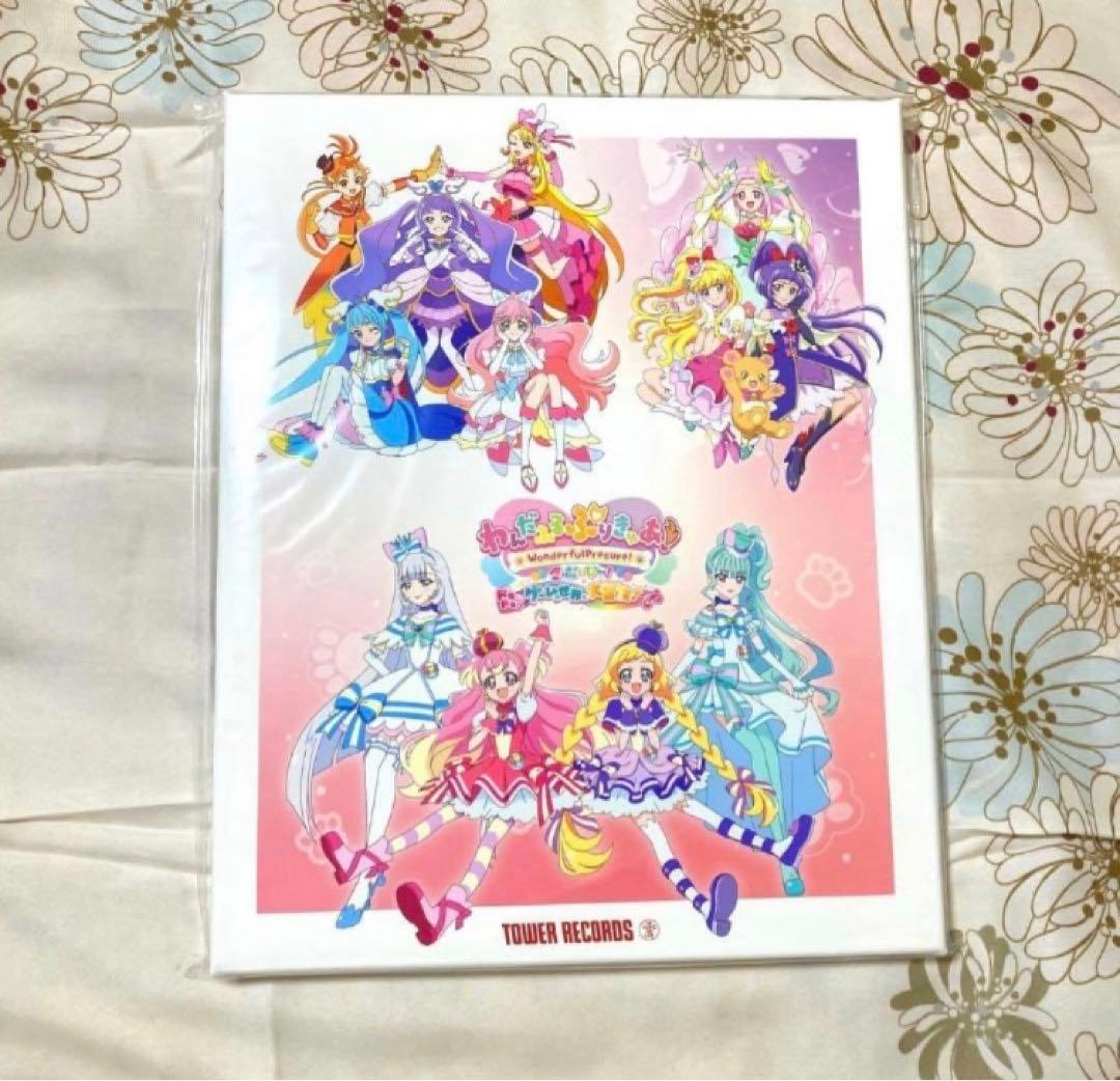 わんぷり　タワレコカフェ　キャラファインボード