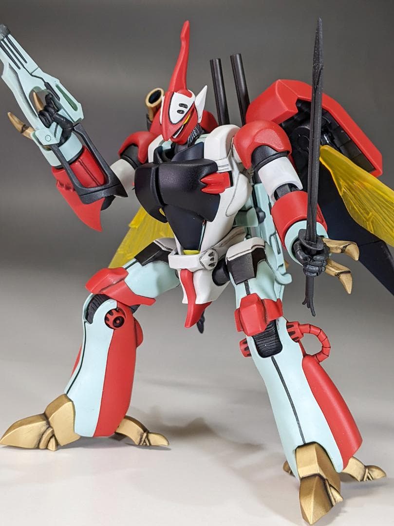 プラモデル　HG ビルバイン（聖戦士ダンバイン）組立塗装済