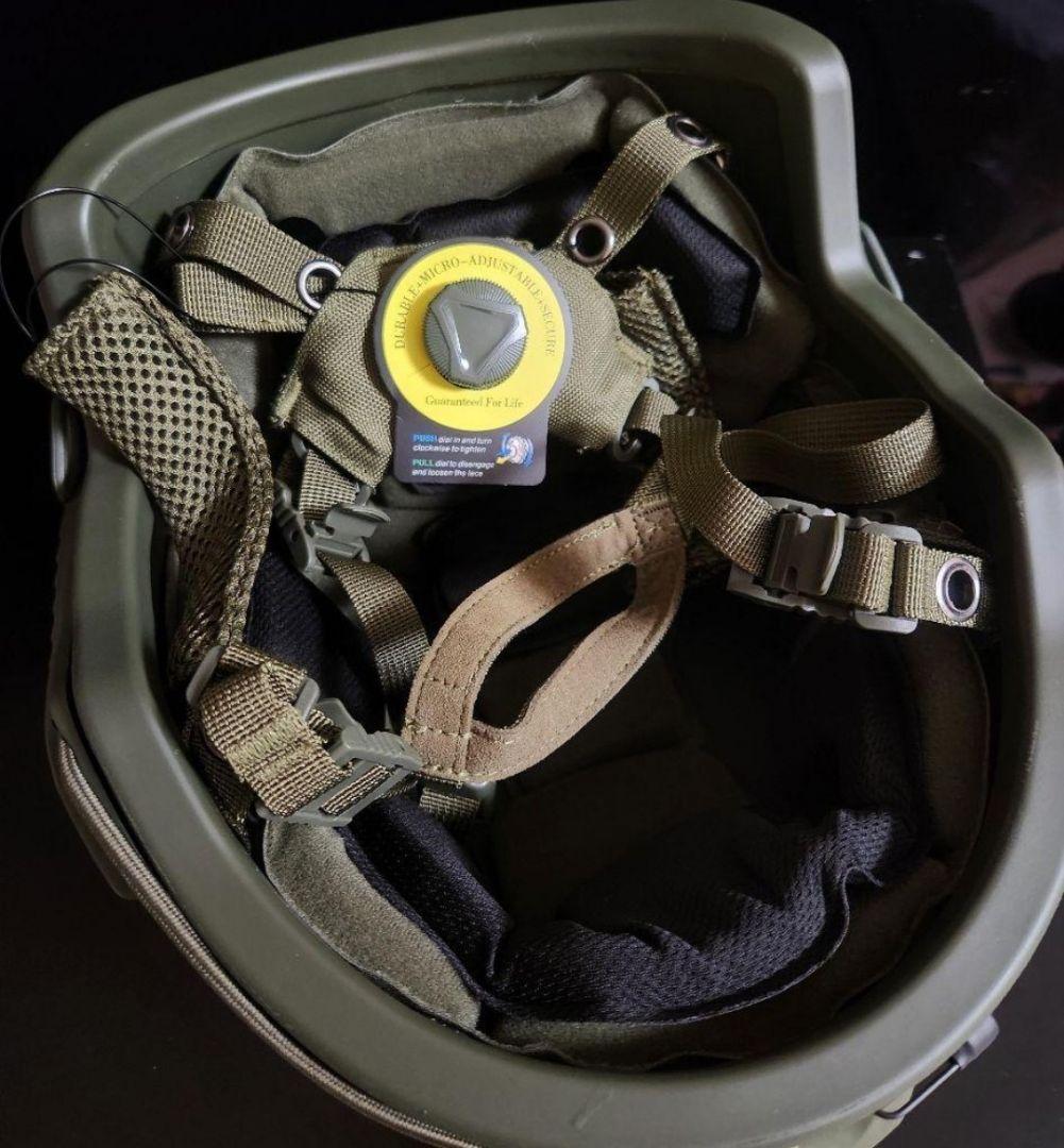 NIJ-Ⅲa 実物 防弾ヘルメット 55㎝～62㎝ /OD、 FAST OPS