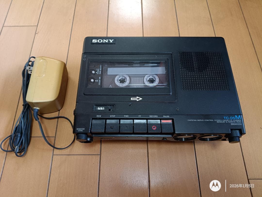 【美品】SONY TC-D5M デンスケ　カセットプレーヤー