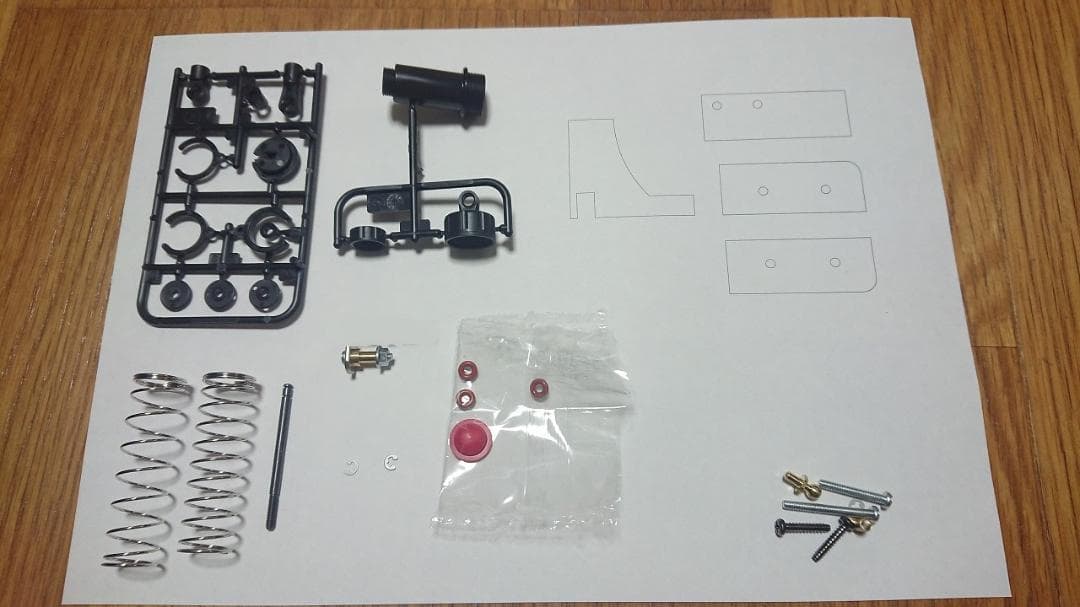 セット品値段です。CW-01 タミヤ ＋20mm ロンスイ ラジコン ダンパー付
