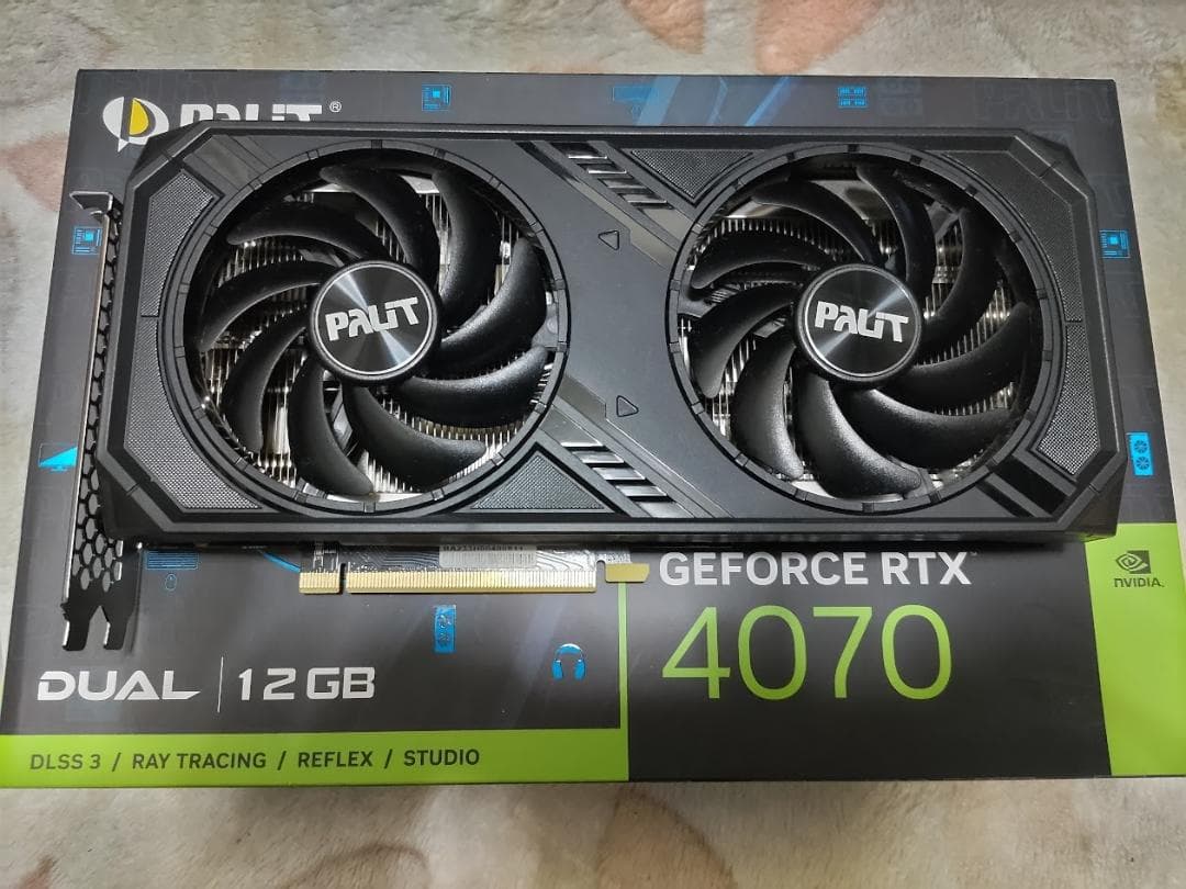 た*か様 PALIT RTX 4070 12GB GDDR6X 2⃣