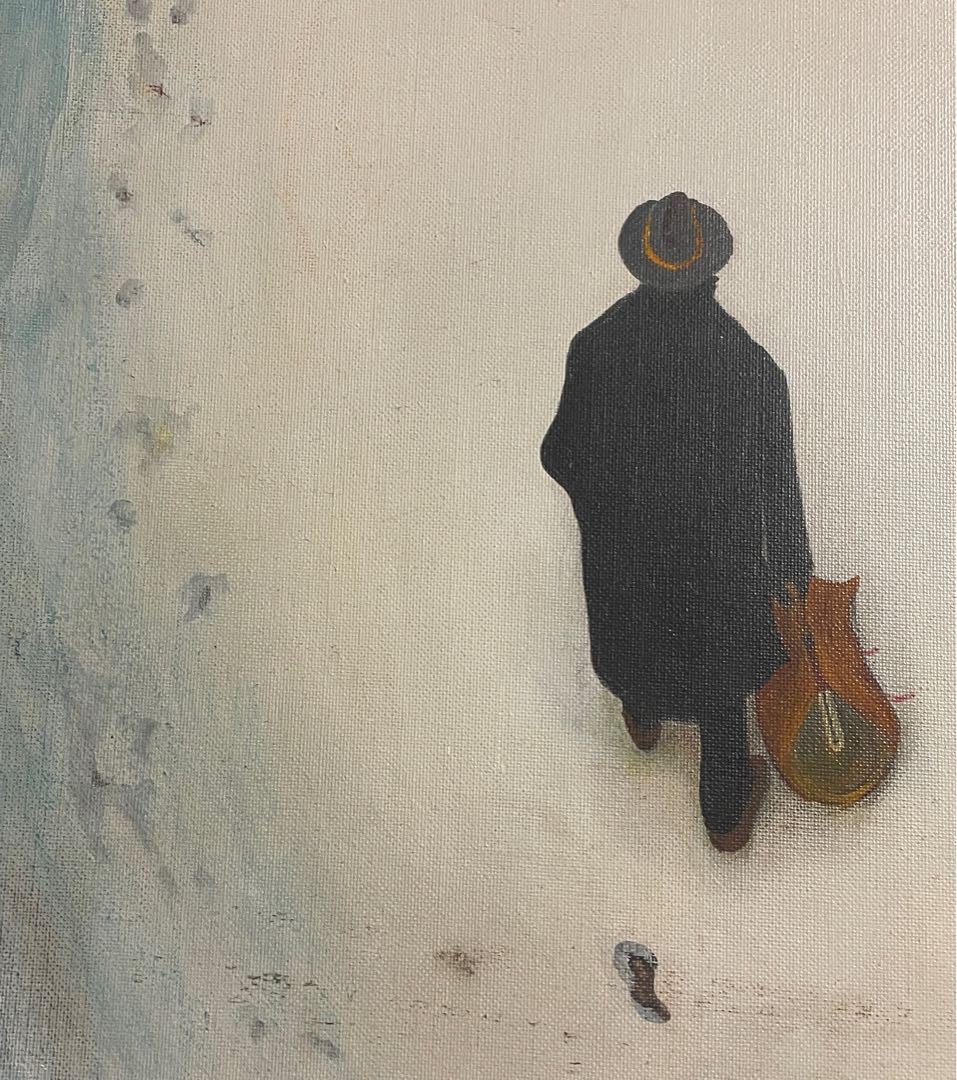 絵画『波打ち際』アクリル画F10