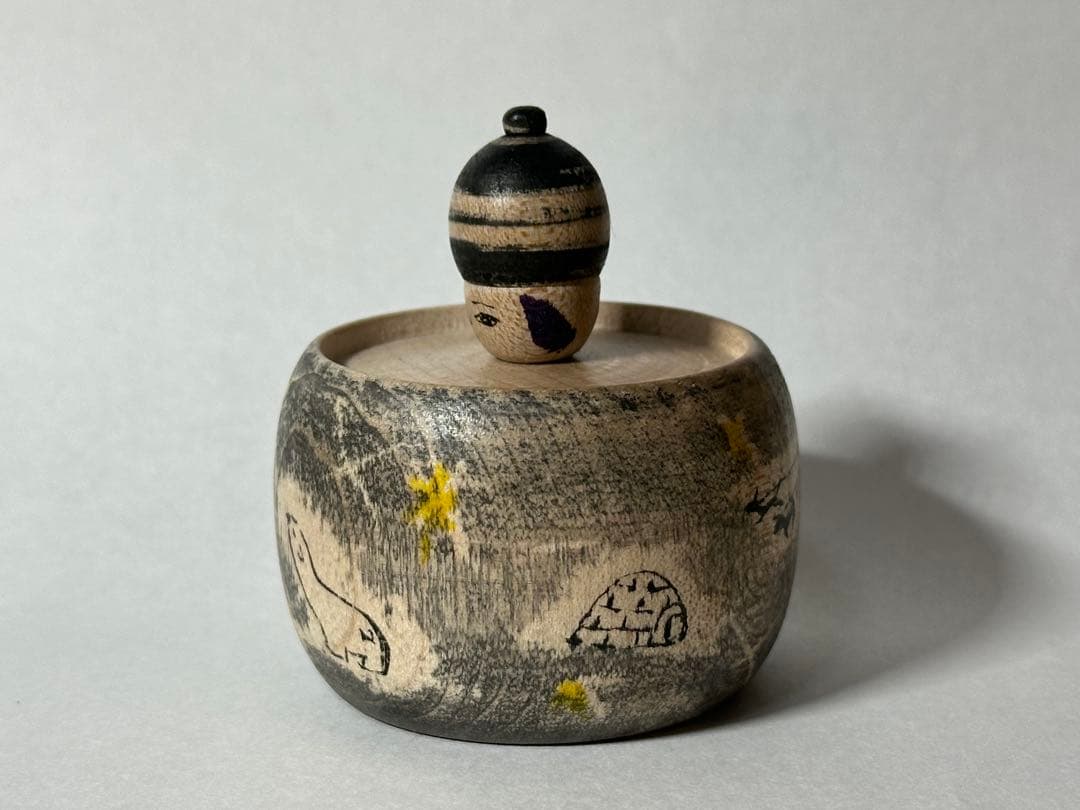 阿部木の実　えじこ　こけし