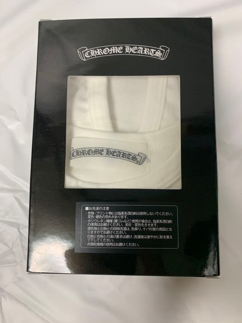 未使用品　CHROME HEARTS ホワイトタンクトップ Mサイズ