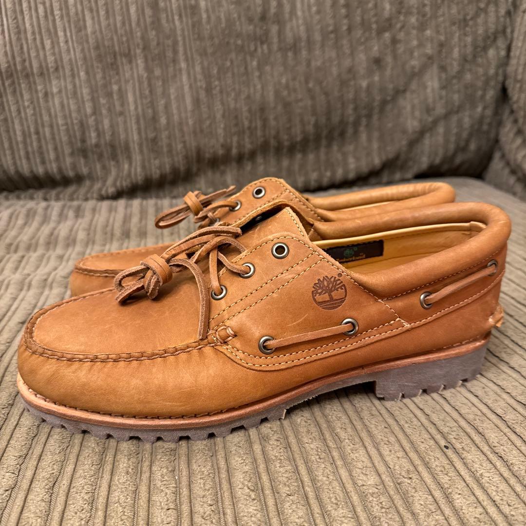 Timberland ティンバーランド 3eye スリーアイ ブラウン レザー