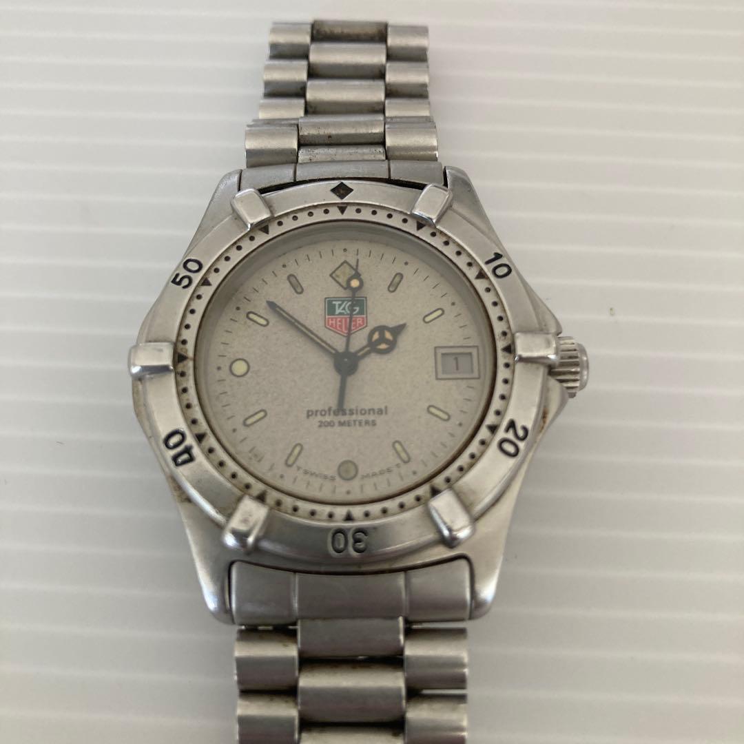 【ジャンク】TAG Heuer プロフェッショナル シルバー