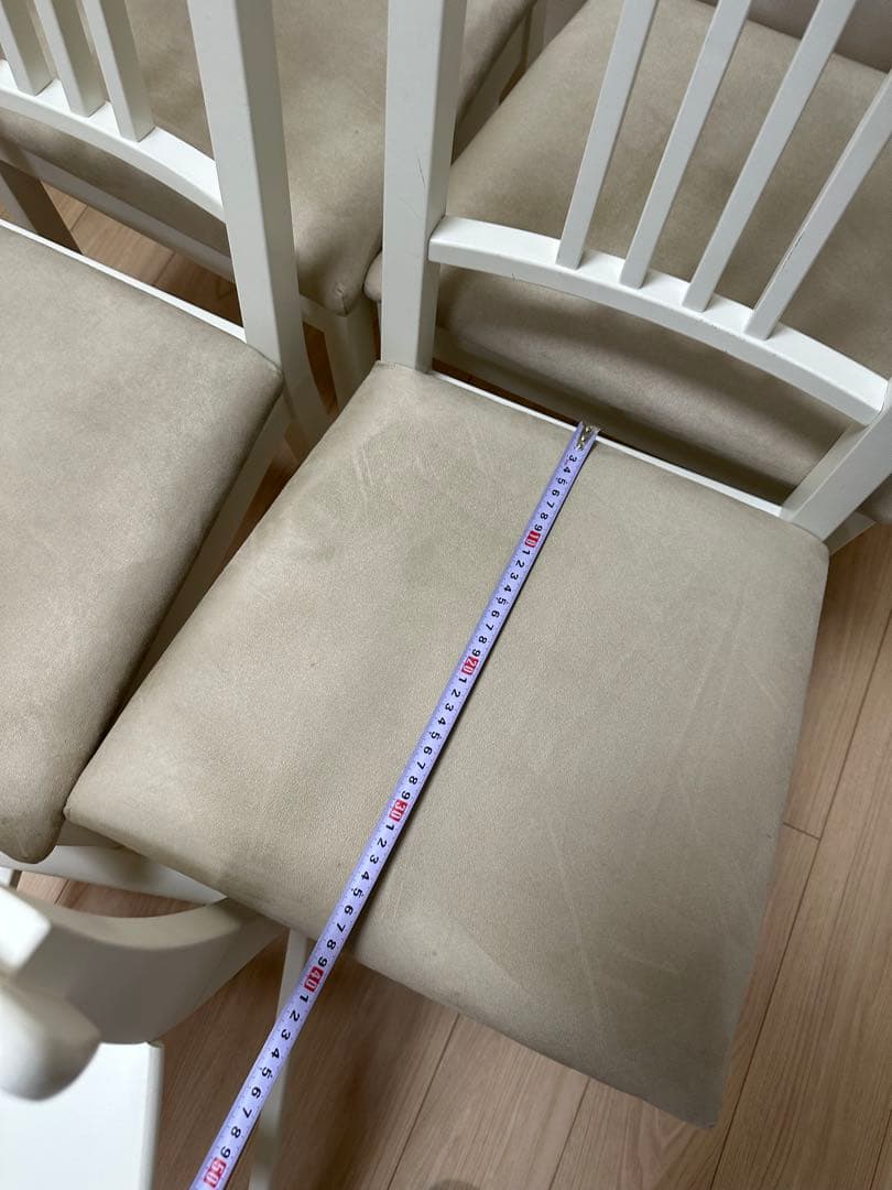 【高橋様】イケアIKEA ダイニングテーブル・チェア4脚セットホワイト