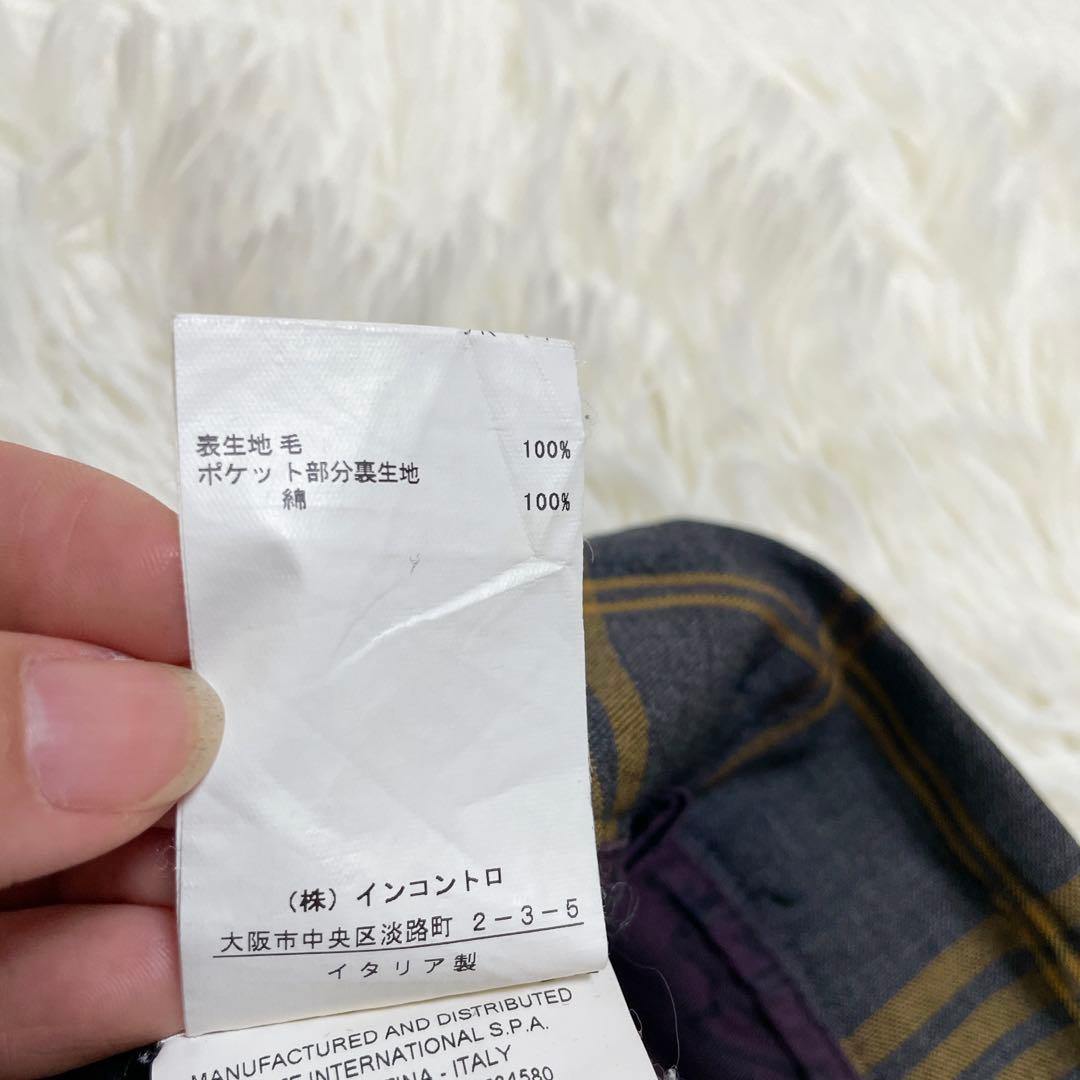 ヴィヴィアンウエストウッド変形パンツ　チェック　alcoholic トラウザーズ