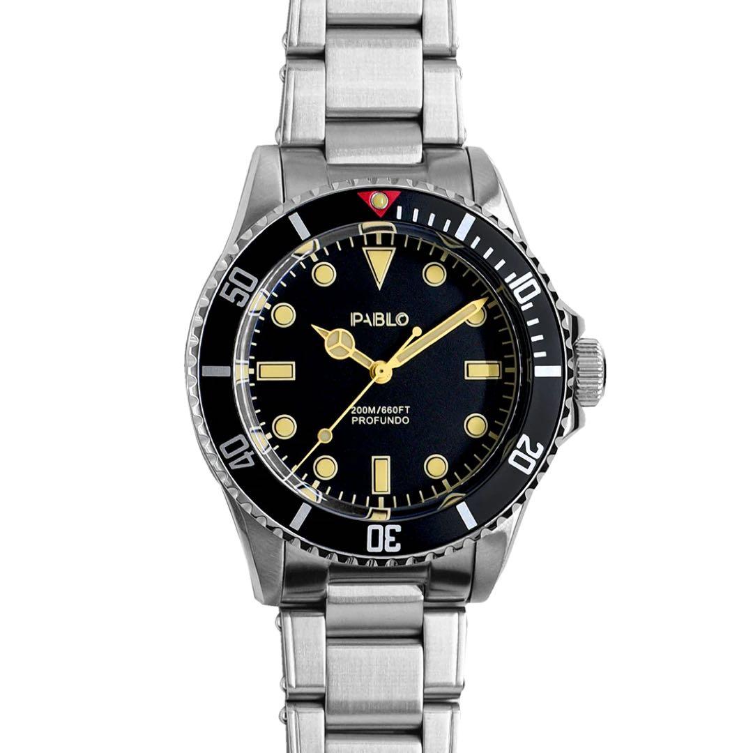 PABLO 自動巻き 腕時計 200m防水　マイクロブランド　ダイバー