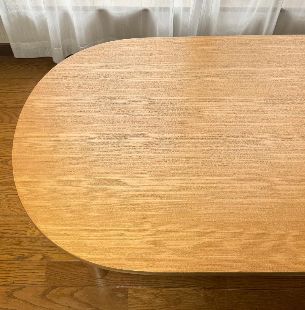 無印　こたつ　テーブル　楕円　ナチュラル　ナチュラル　木目　ヒーター