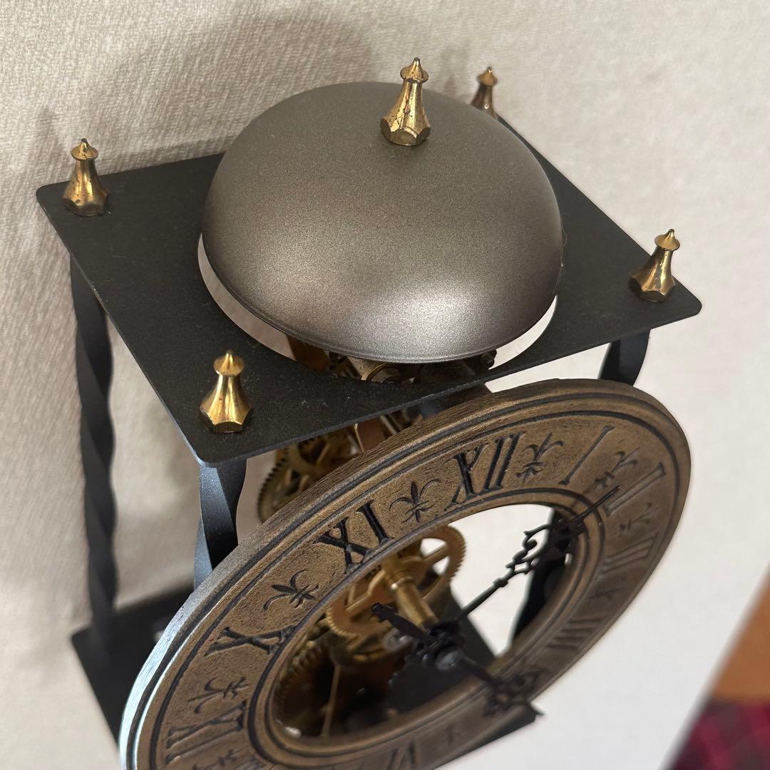 こ*け様 ＡＭＳアームス振り子時計 ドイツ製　機械式 アンティーク 掛け時計 ボ