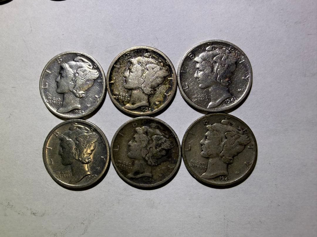 アメリカ 旧貨幣 銀貨 ハーフ クオーター ダイム