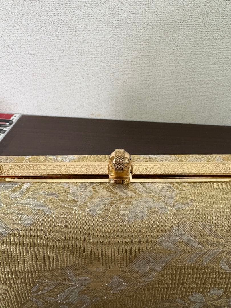 和装セット　バッグ　下駄　草履　ゴールド　着物　入学式　冠婚葬祭/C-0