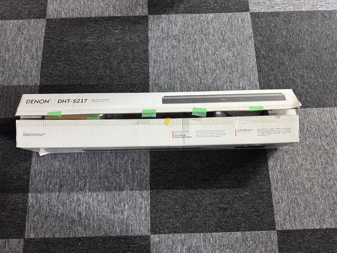 【美品】DENON DHT-S217 サウンドバー デノン　2022年製