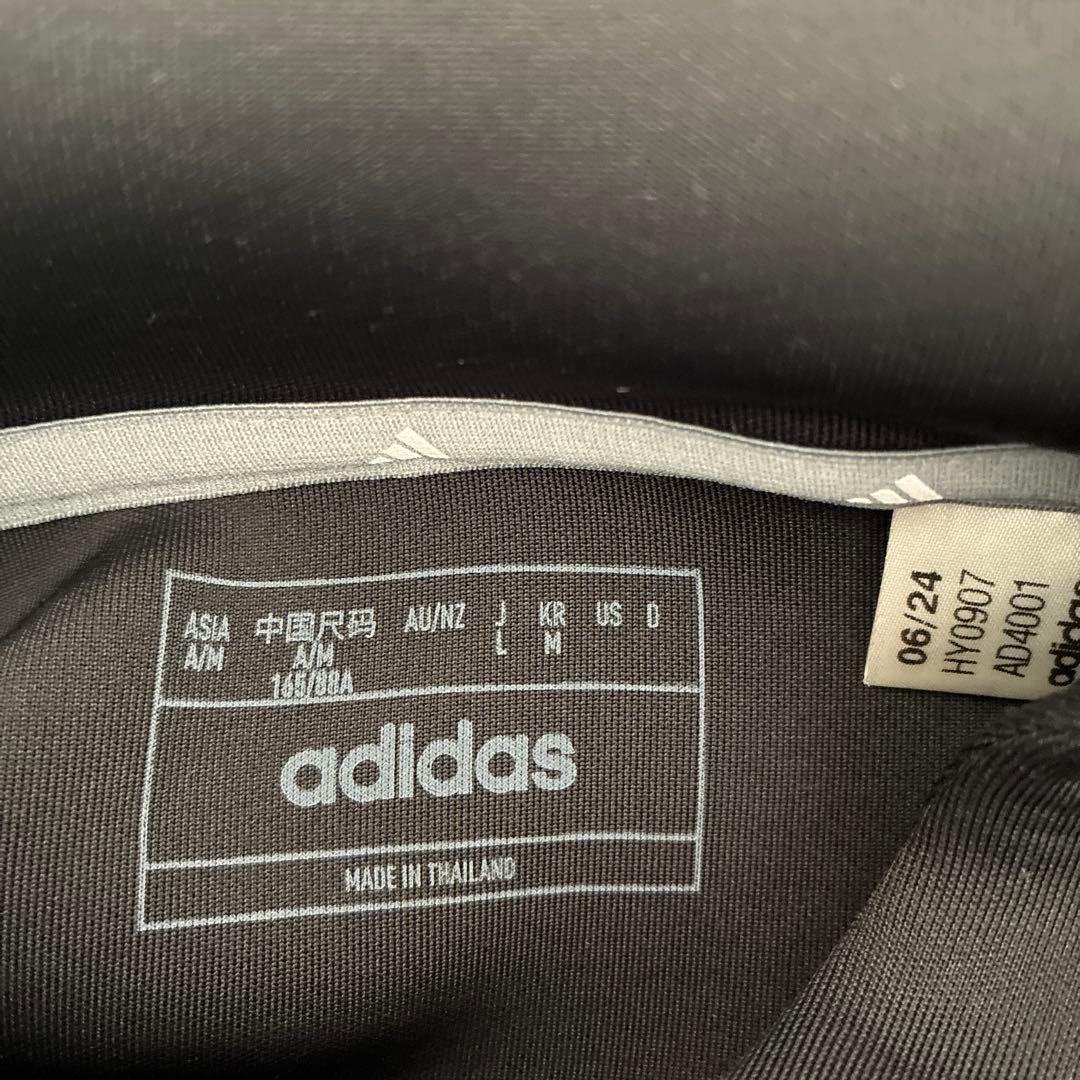 adidas ブラック ダンボールニット フード スカート セットアップ L