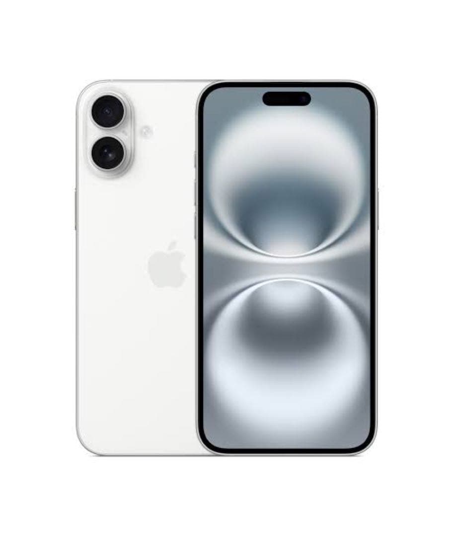 iPhone16 White￼￼￼￼￼ 128G +覗き見防止ガラスフィルム1枚